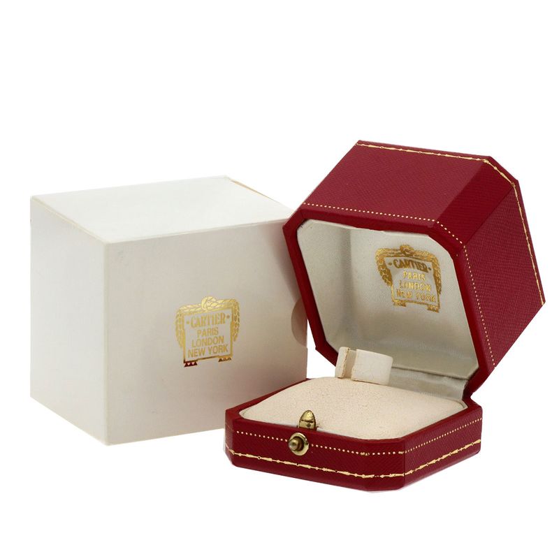 Cartier Love Ring #51 Ring - 18K White Gold Ladies