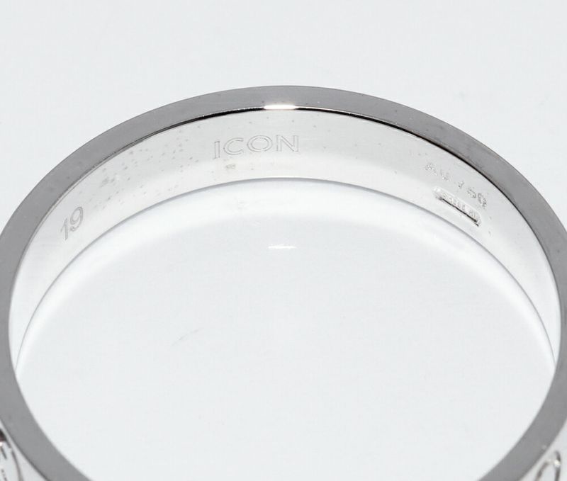 Gucci Rings 18K White Gold Iconic Ring