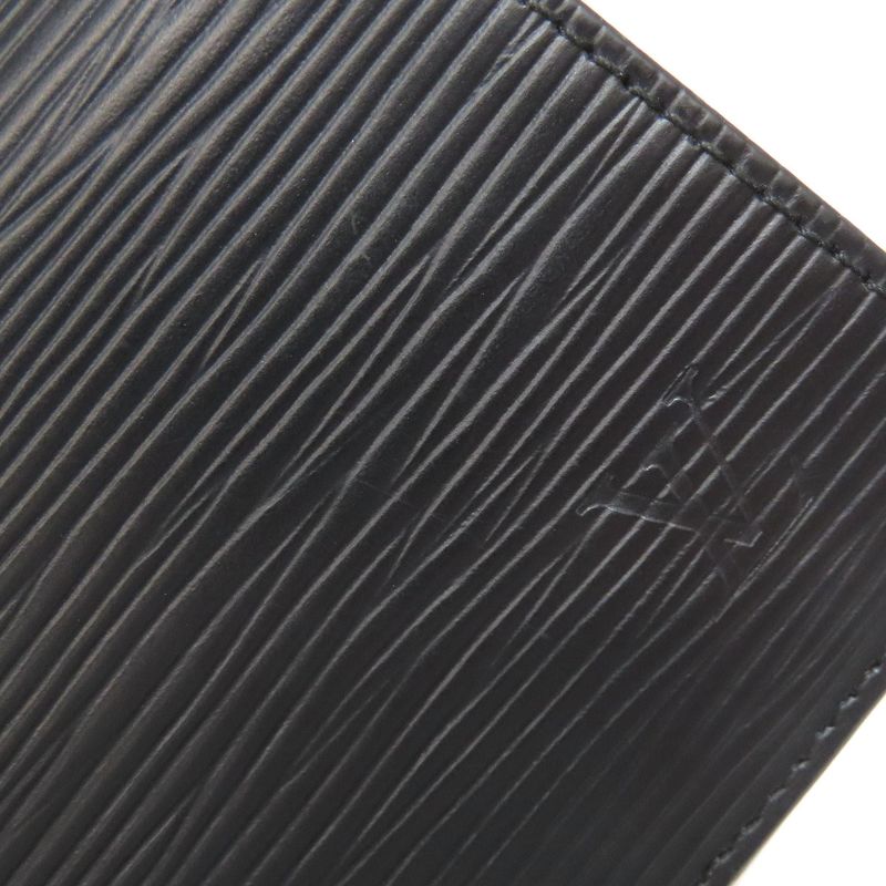 Louis Vuitton M63972 Portefeuille Trésor Folding Wallet With Coin Purse Epi