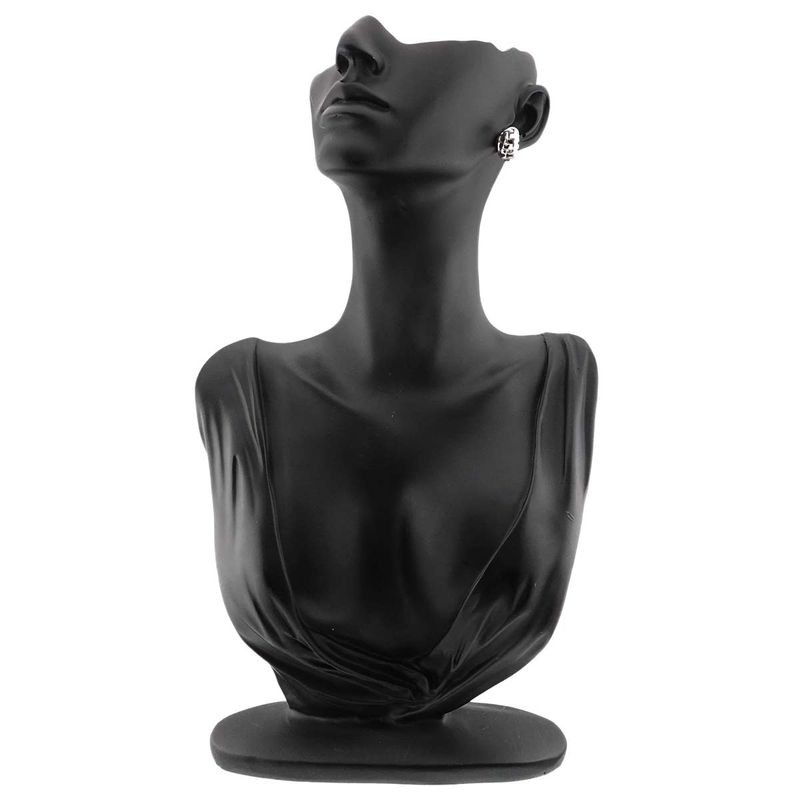 Tiffany & Co Tiffany & Co Woven Mesh Earring 18K WG White Togo Old 750 One Ear