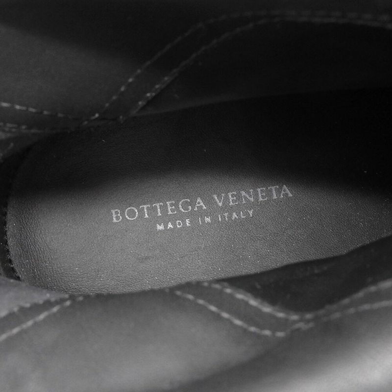 Unused Bottega Veneta Current Tag Intrecciato High Cut Short Boots 36 23cm