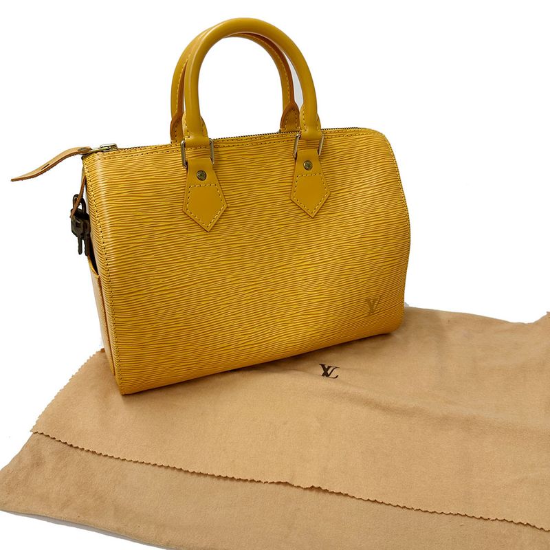 Louis Vuitton Bag Women's Branded Handbag Epi Leather Speedy 30 Tassili Yellow