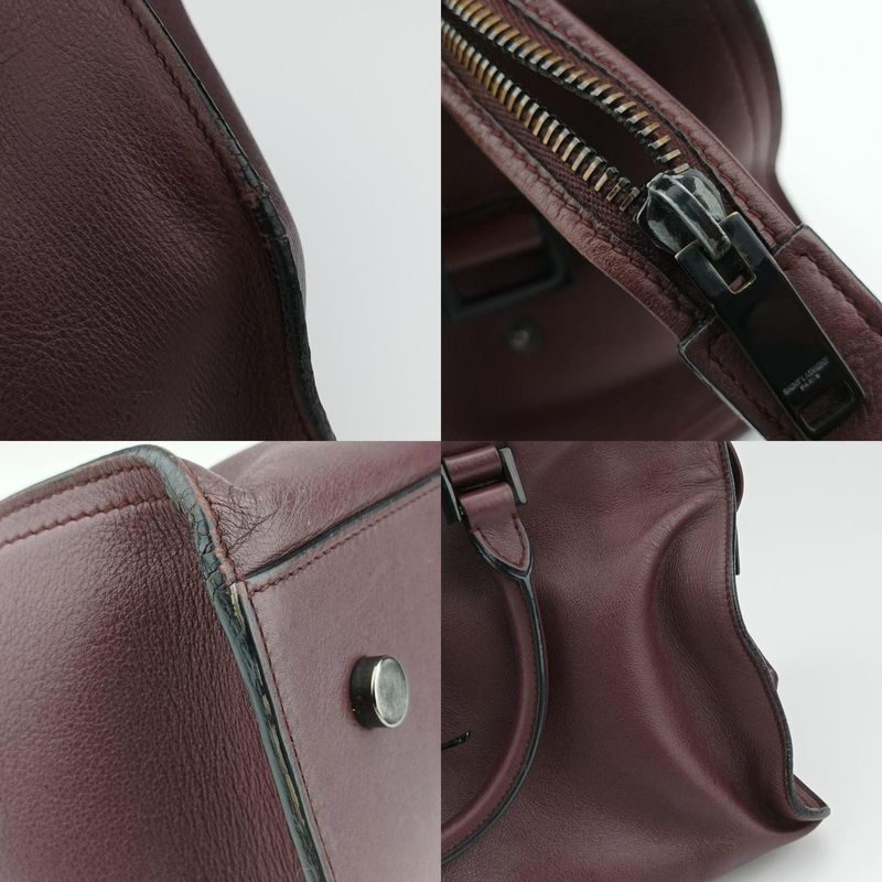 Yves Saint Laurentyves Saint Laurent Baby Cabas Bordeauxleather 424869lth4248690