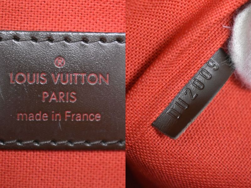 Authentic Louis Vuitton LV Bloomsbury GM Damier Ebène Shoulder Bag Pochette