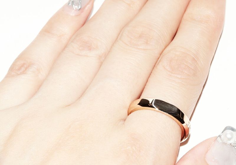 Tiffany & Co Ring 18K Pink Gold Makers Band Ring