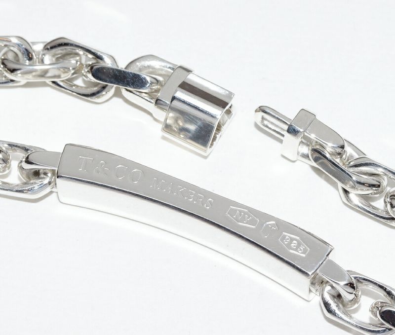 Tiffany & Co Bracelet SV 1837 Makers ID Chain Bracelet Medium