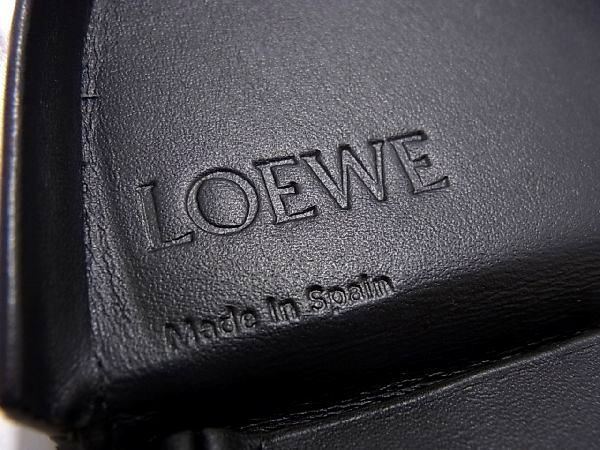 Pattern Loewe Anagram Leather Coin Case With Strap Coin Purse Ladies Men's