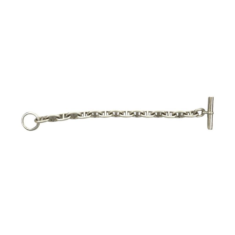 Hermes Chaine D'ancre Margiela Period MM 15 Frames Silver 925 Chain Bracelet