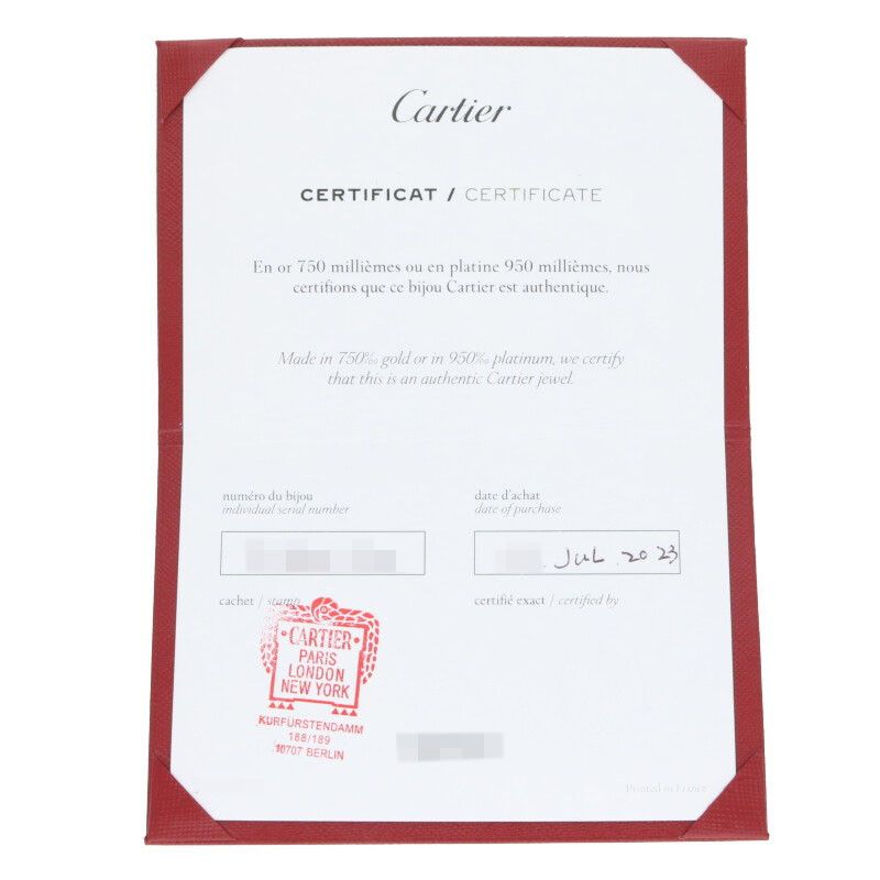 Cartier LOVE Bracelet Love Bracelet 18K White Gold Diamond Love Bracelet Men's