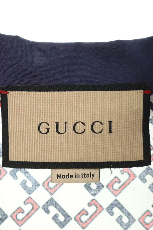 Gucci 690464 Zaizx All Over Design Short Sleeve Shirt Men 44