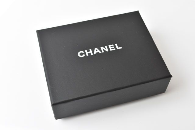 Chanel Necklace Pendant Chanel Coco Mark CC Rhinestone Gunmetal Red