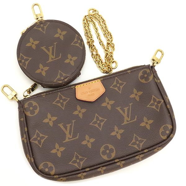 Louis Vuitton Shoulder Bag Mulchy Pochette Accessoire Monogram Canvas Khaki