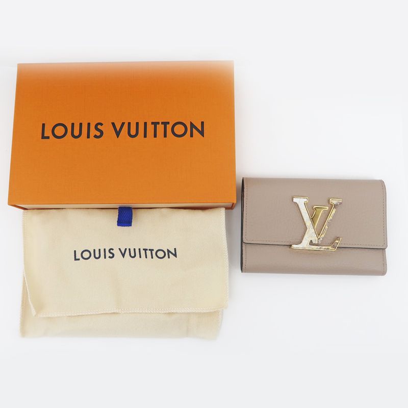 Louis Vuitton Trifold Wallet Portefeuille Capucines Compact Wallet