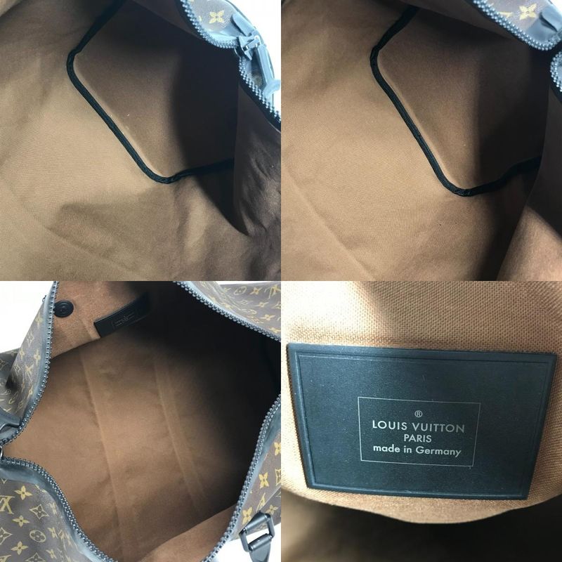 Louis Vuitton Boston Bag Keepall Bandoliere 55 M41411 Monogram Canvas Brown