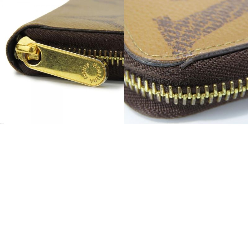 Louis Vuitton Long Wallet Zippy Wallet M69353 Monogram Giant Reverse Brown