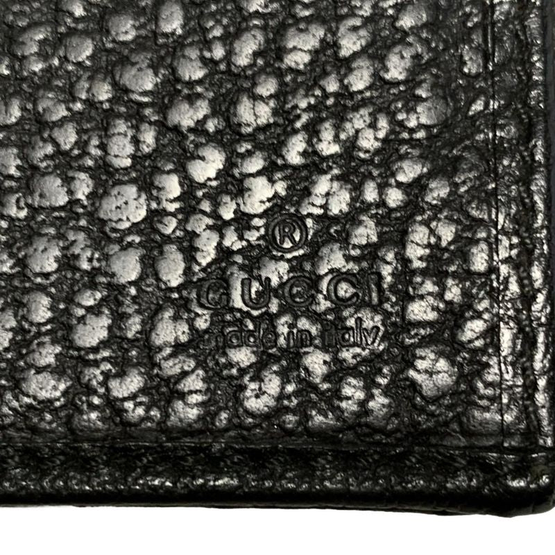 Gucci Long Wallet New Jackie 141430 Black Leather