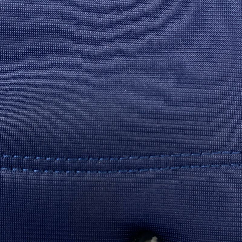 Celine - Sideline Logo Embroidery Flared Track Pants - S - Navy Orange - Women's