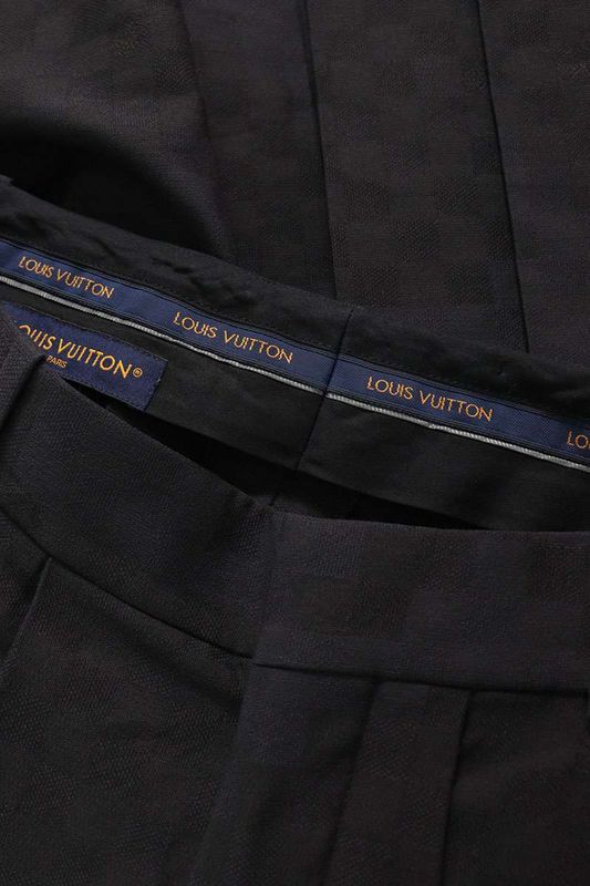 Louis Vuitton 24SS Rm241 HTU Hqp65w Damier Pattern Shorts Men's 48