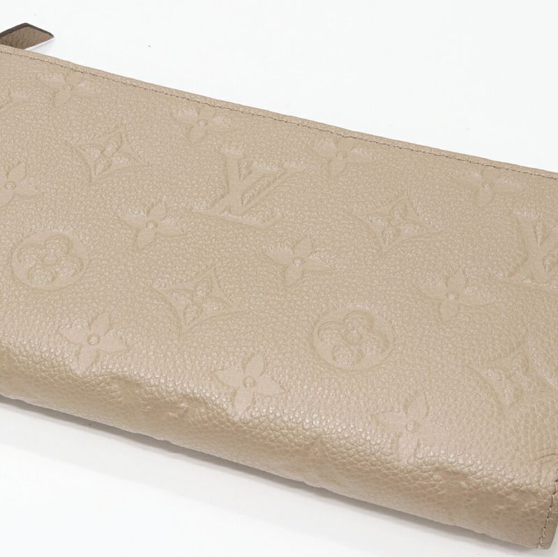 Louis Vuitton Round Zipper Long Wallet With Change Pocket Monogram Empreinte