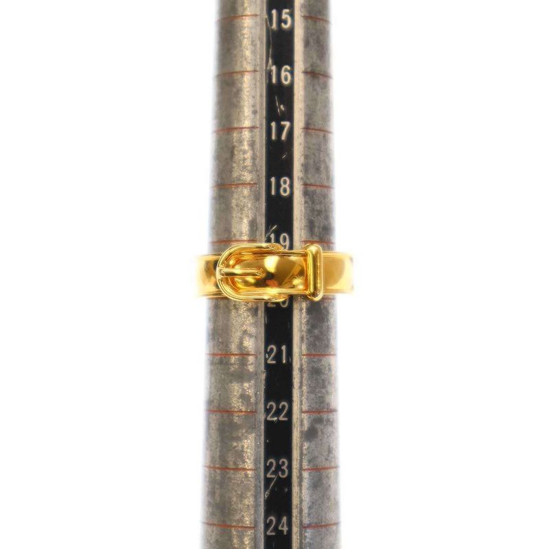 Hermes Bucle Serie Scarf Ring Gold