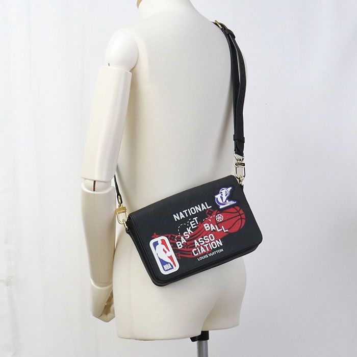 Louis Vuitton Studio Messenger NBA Collaboration M58498 Shoulder Bag Leather