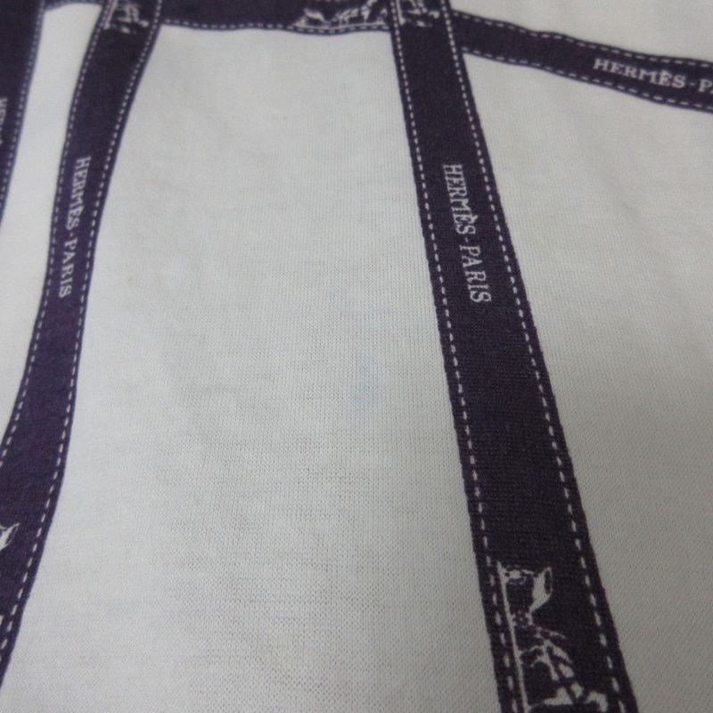 Good Hermes Margiela Period Bordic Ribbon Short Sleeve T-Shirt Cut and Sewn