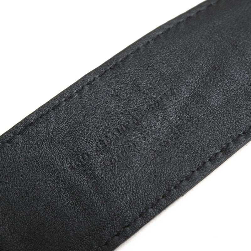 Saint Laurent/Yves Saint Laurent Belt Business Men Leather Genuine Black 486610