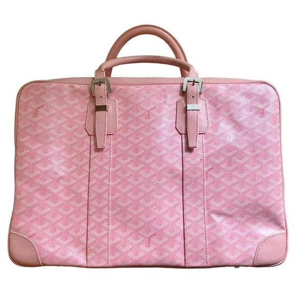 Goyard Ambassade MM Briefcase PINK Sakura DISCONTINUED
