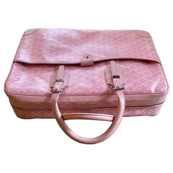 Goyard Ambassade MM Briefcase PINK Sakura DISCONTINUED