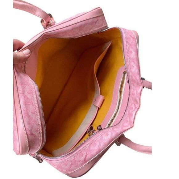 Goyard Ambassade MM Briefcase PINK Sakura DISCONTINUED