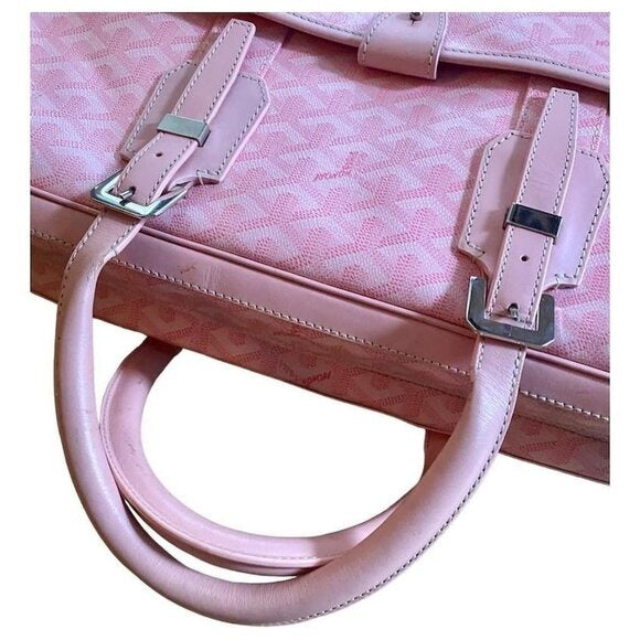 Goyard Ambassade MM Briefcase PINK Sakura DISCONTINUED