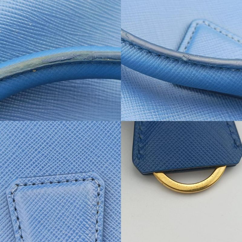 Prada Galleria Blue Saffiano Leather Bn1801208 180