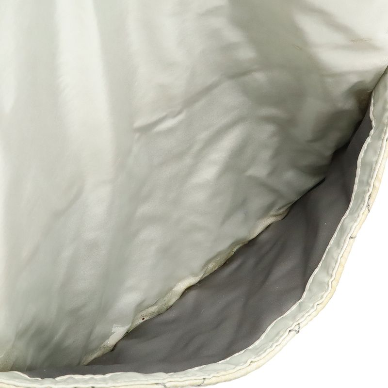 Chanel Coco Mark Fur Drawstring Chain Shoulder Bag Shoulder Nylon Fur Metallic