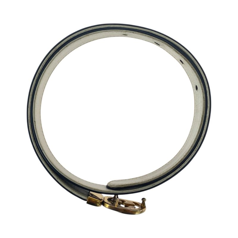 Gucci Vintage Interlocking Old Gucci 70cm (2756in)28" Navy 037 084 0054 Belt