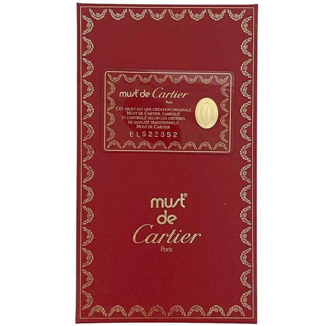 Cartier Folding Long Wallet Bordeaux Burgundy Must L3000168