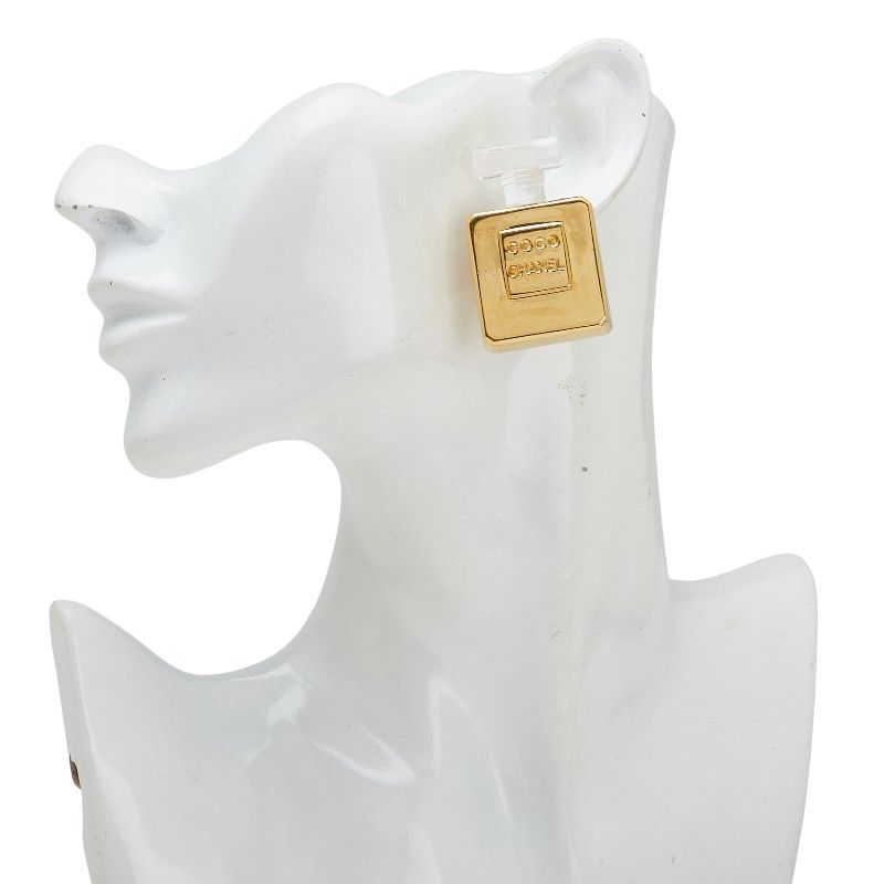 Chanel Perfume Bottle Perfume Gold Clear Plated Plastic Ladies Chanel