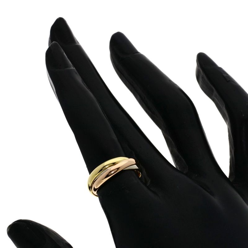 Cartier Trinity SM #48 Ring 18K Yellow Gold 18K White Gold 18K Pink Gold Ladies