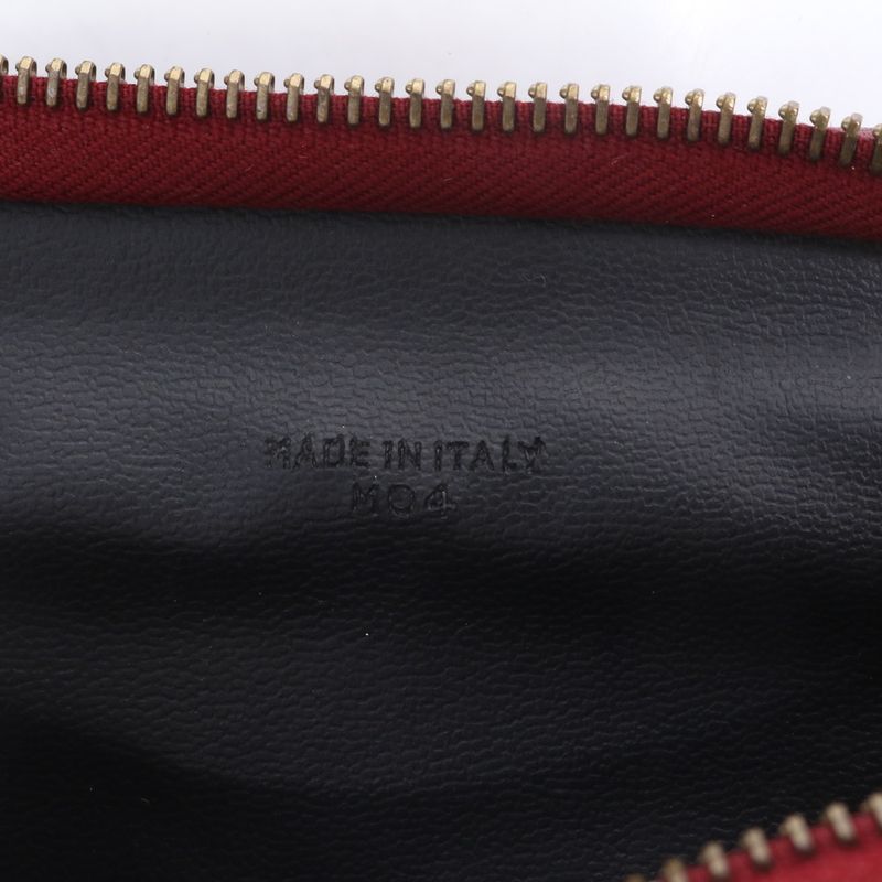 Celine Macadam Triomphe Leather Clutch Bag Hand Second Pouch Tote Women's RRE