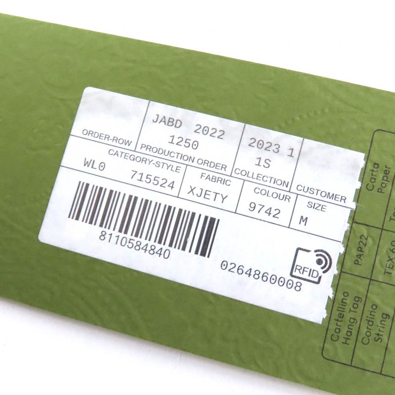 Gucci 23SS 715524 GG Pattern Half Zip Cropped Jersey Long Sleeve Top Brown M