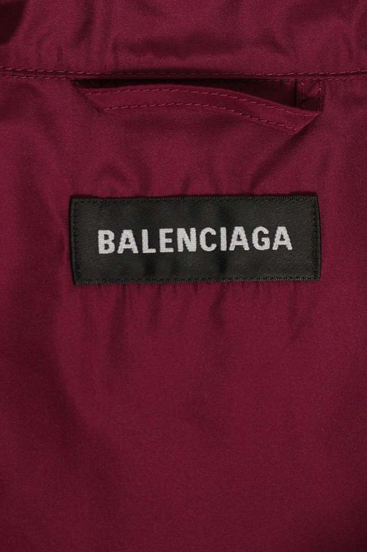 Balenciaga 534317 Tyd36 Logo Print Poplin Shirt Blouson Men's 44