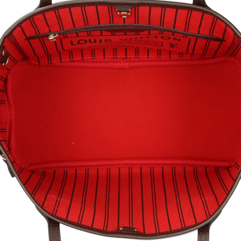 Louis Vuitton Neverfull PM Damier Tote Bag Damier Canvas N41359 Brown Ladies