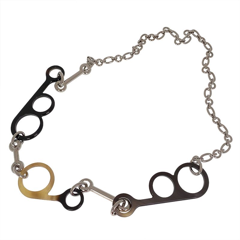 Hermes Buffalo Horn Necklace