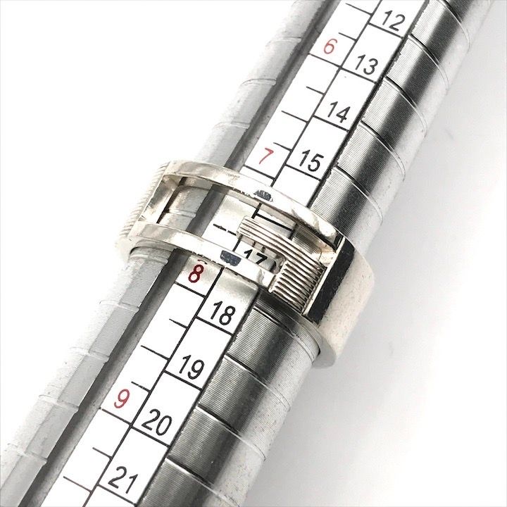 Gucci Brandet Ring Silver