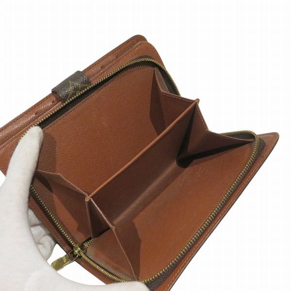 Louis Vuitton Monogram Porte Papier Zip M61207 Bifold Wallet Unisex