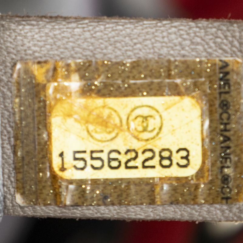 Chanel Petite Shopping Tote Red Matelasse Caviar Leather A