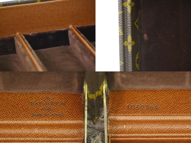 Authentic Louis Vuitton LV Bowat Bijoux Jewelry Case Jewelry Box Jewelry Box