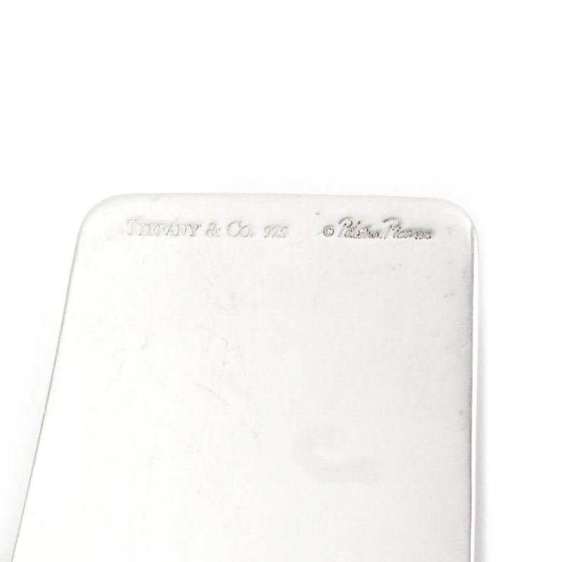Tiffany & Co Sv925 Logo Square Bill Scissors Bill Clip Money Clip Silver Weight