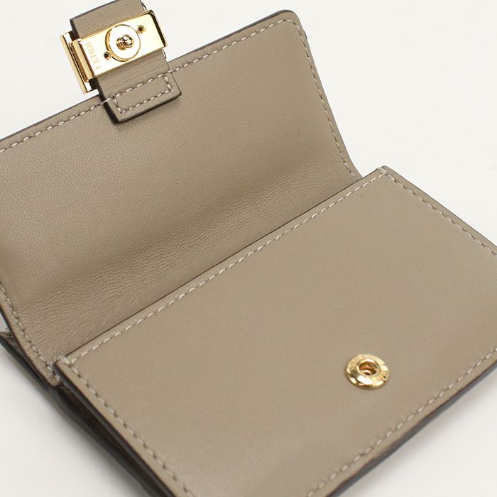 Fendi Card Case Baguette Fe86385 Card Case Leather Card Case Scuff Deuce