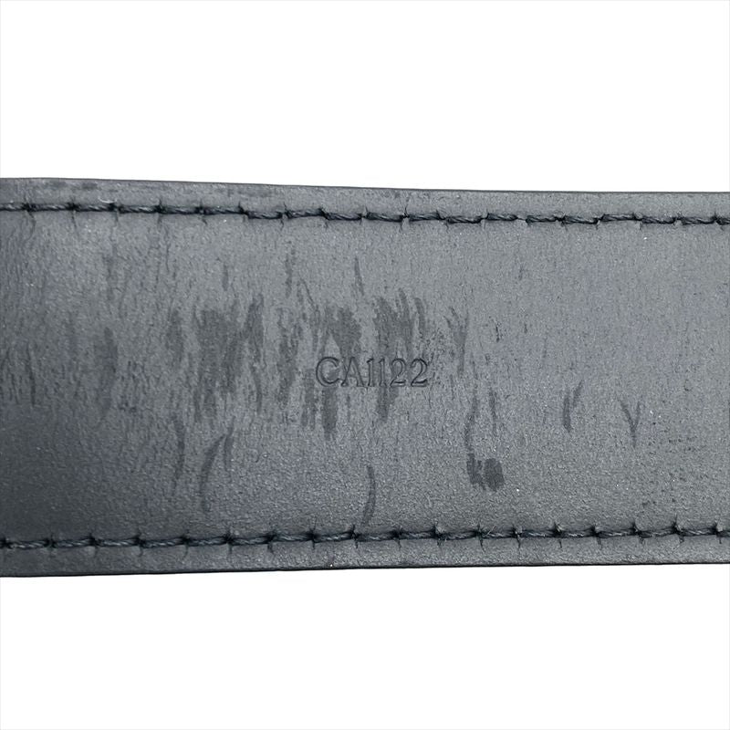 Louis Vuitton Santure Mirage Leather 98cm (3858in) M9831 Black Silver Hardware