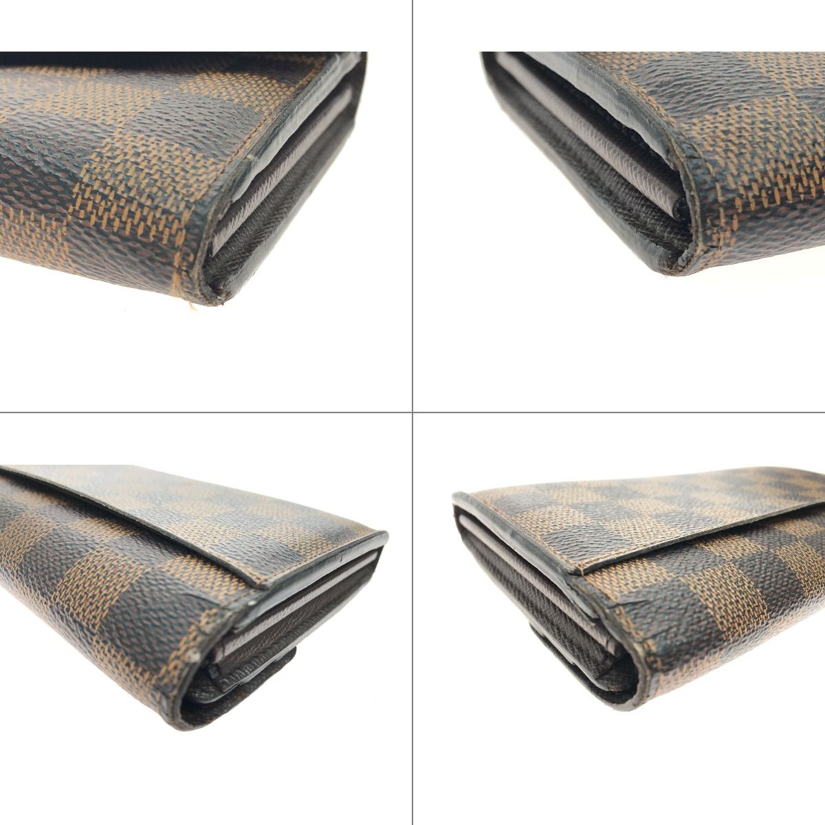 Louis Vuitton Women's Long Wallet Damier Portefeuille Sarah